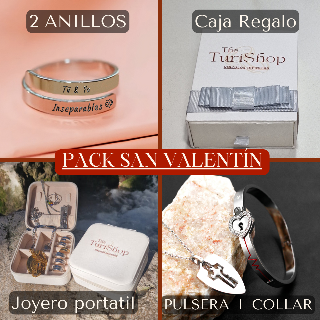 PULSERA Y COLLAR "LLAVE DE MI CORAZON"