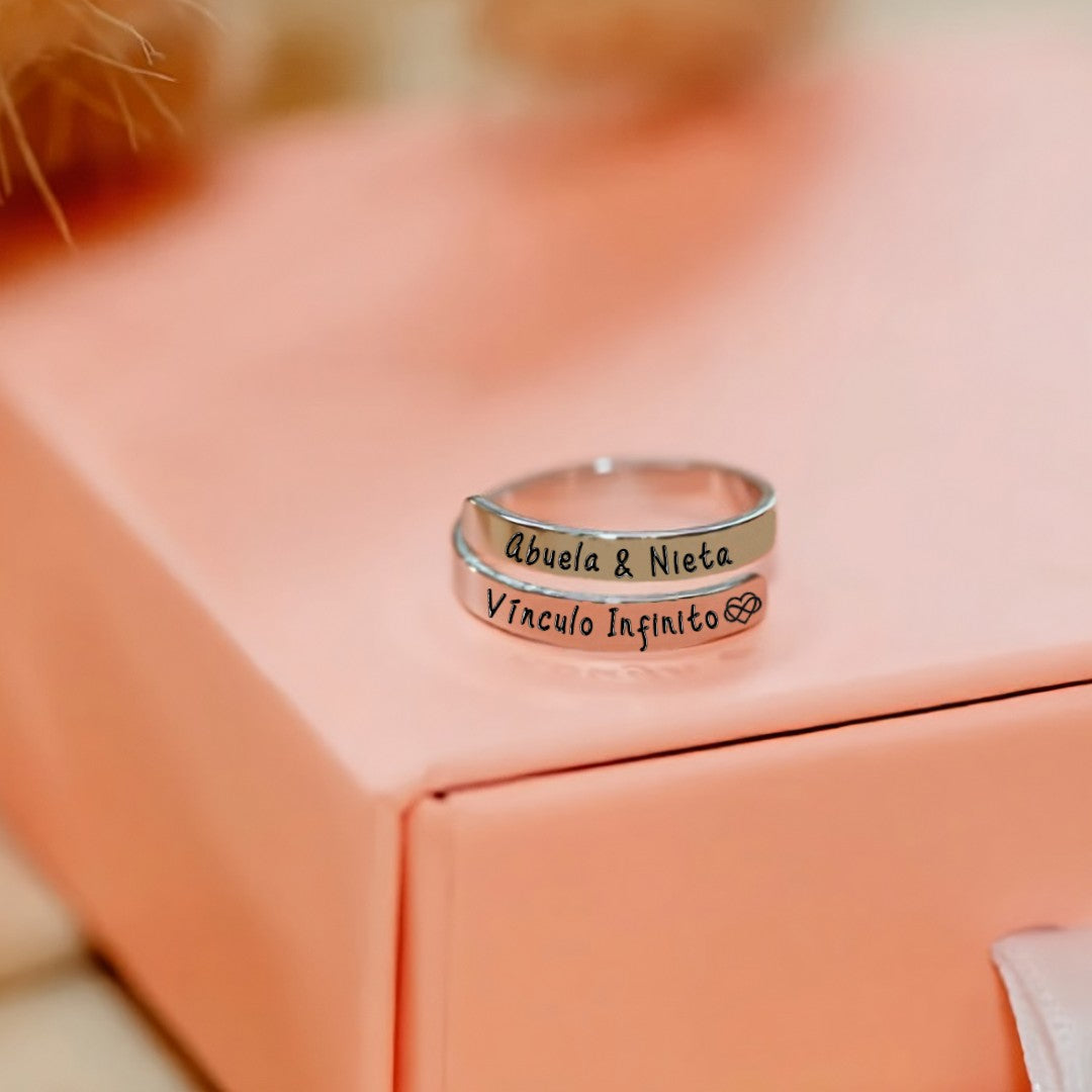 Anillos "Abuela & Nieta" (2x1) + Tarjetita