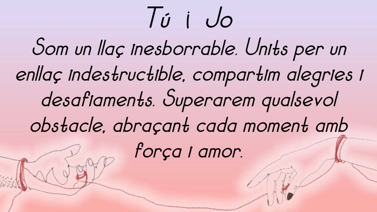 Duo d'Anells "Tu i jo Sempre junts" (Ajustables)