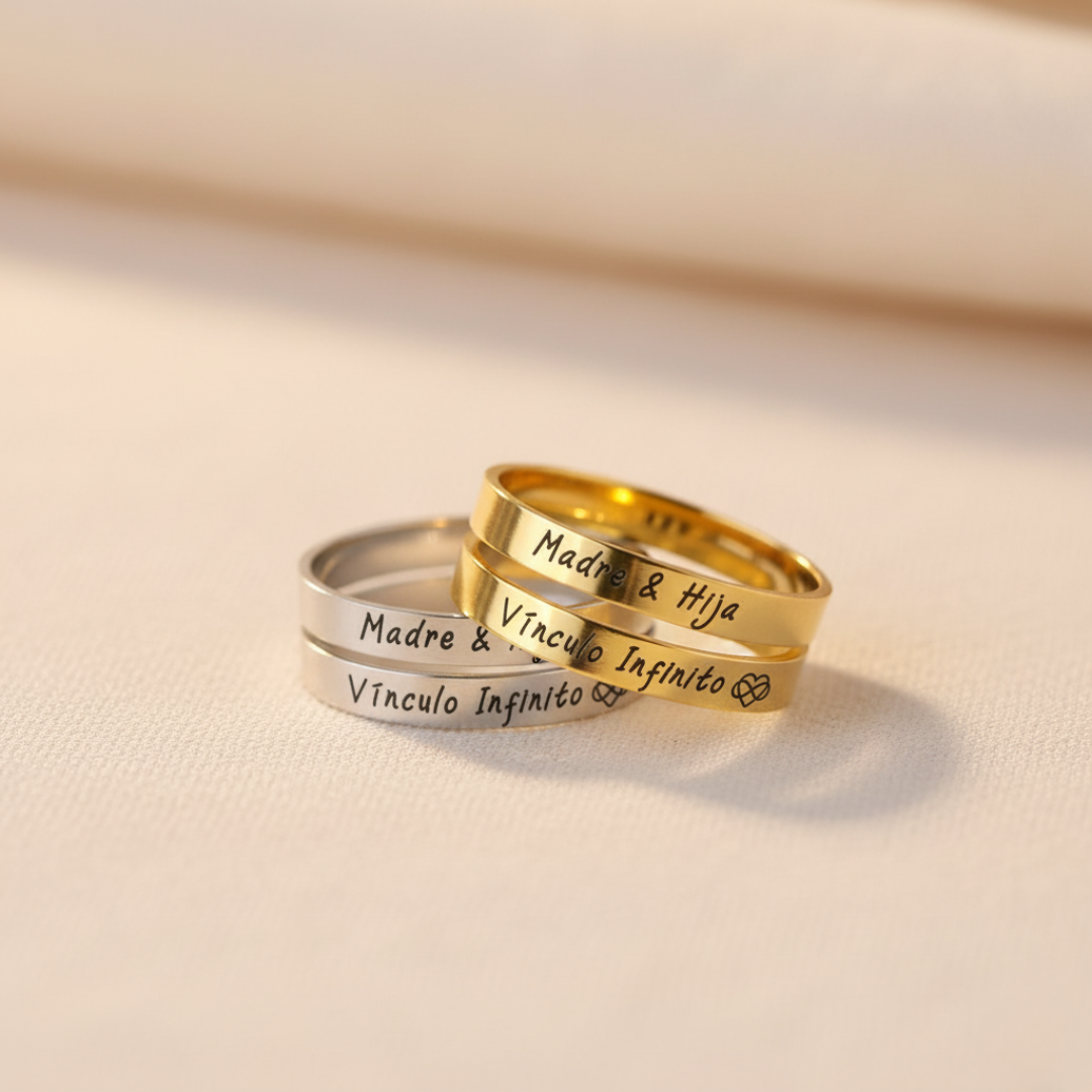 Anillo "Madre & Hija" 2x1 + Tarjetita