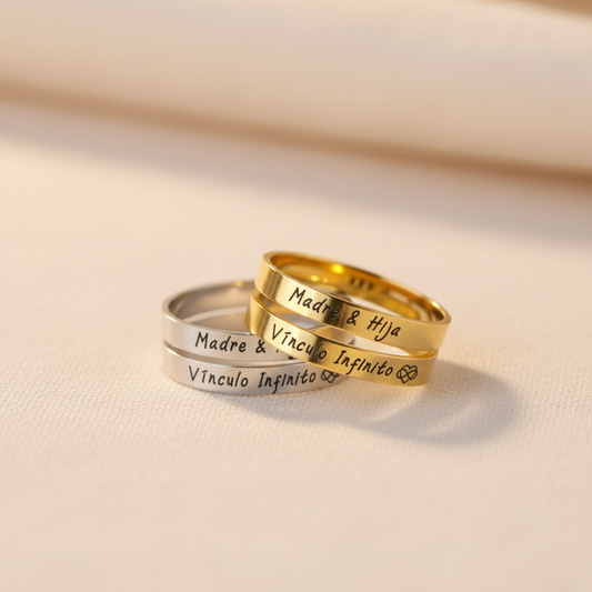 Anillo "Madre & Hija" 2x1 + Tarjetita