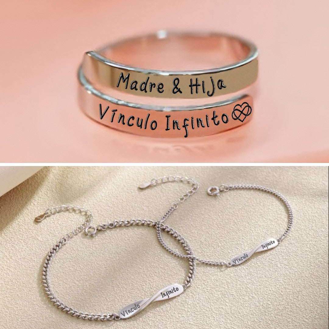 Anillo "Madre & Hija" 2x1 + Tarjetita