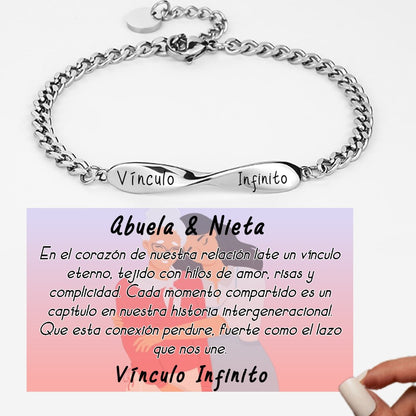 Anillos "Abuela & Nieta" + Tarjetita + HOY PULSERAS GRATIS!