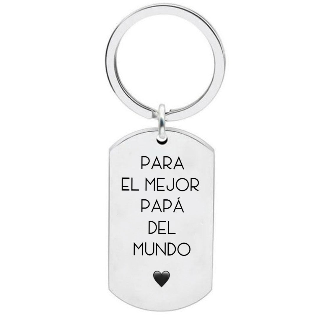 PULSERA "PAPÁ TE QUIERO" + HOY LLAVERO A JUEGO