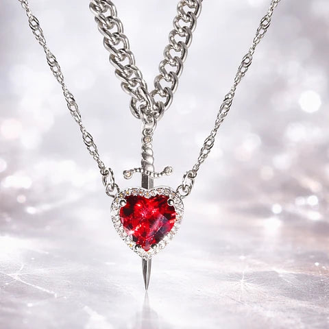 Set Corazón y Espada de amor