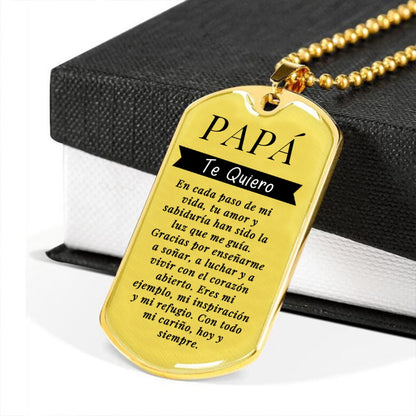 Set Regalo Día del Padre "Super Papá" | Collar + Pulsera + Llavero en Acero 316L
