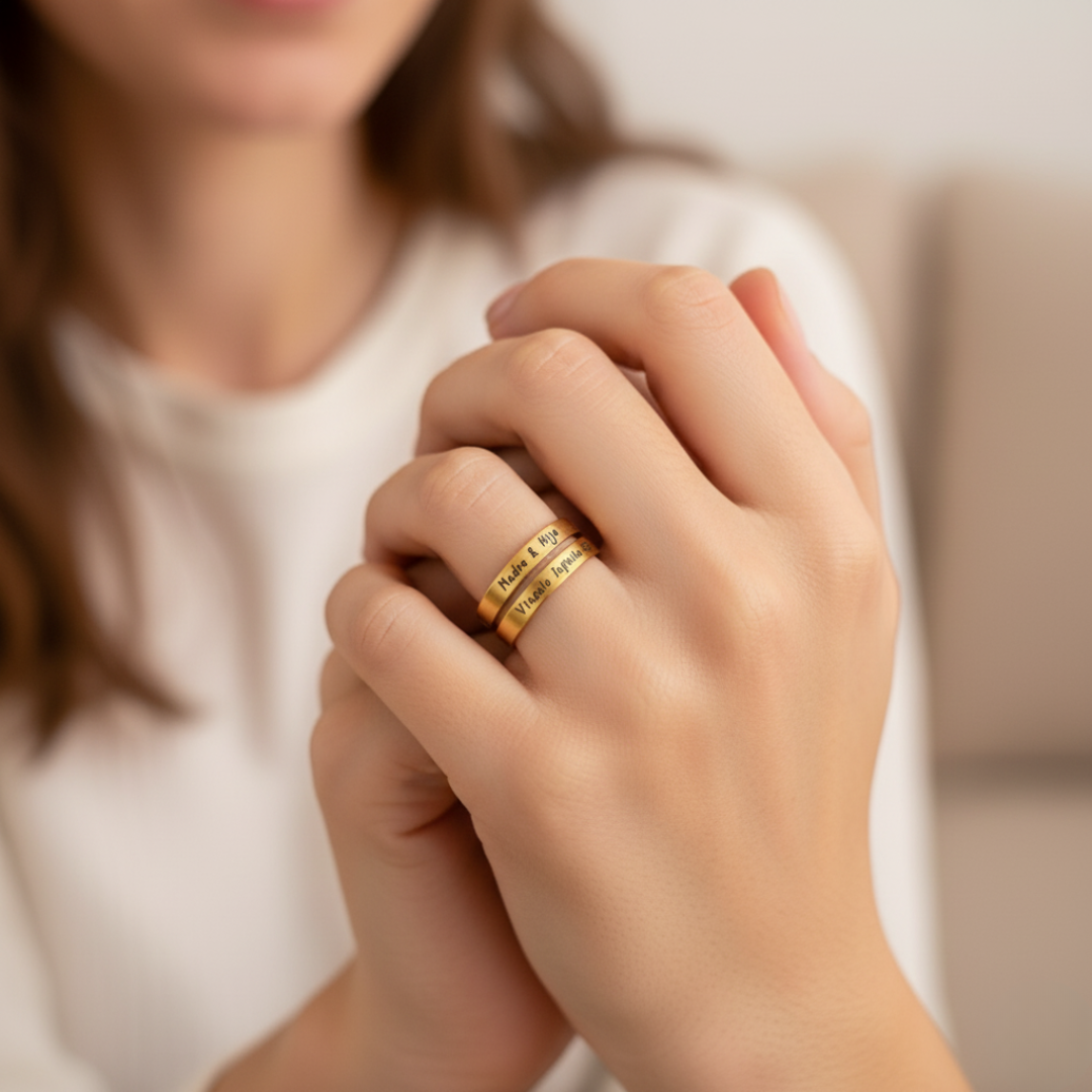 Anillo "Madre & Hija" 2x1 + Tarjetita