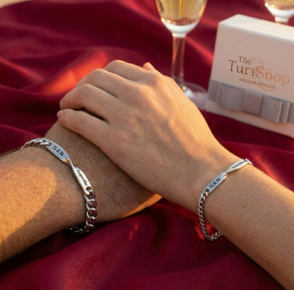 2 Pulseras "Tú & Yo - inseparables"