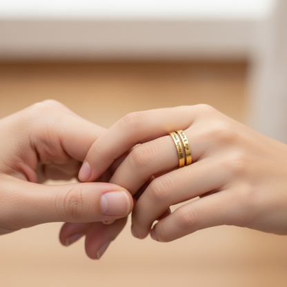 Anillo "Madre & Hija" 2x1 + Tarjetita