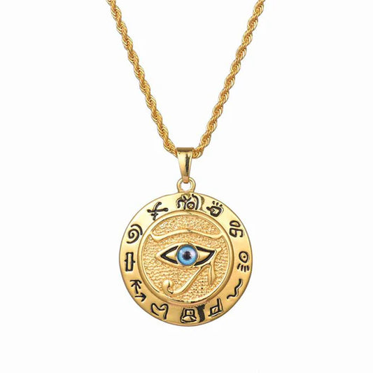 ✨ Collar Místico Ojo de Horus - Amuleto de Protección Espiritual ✨