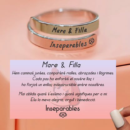 Anell "Mare & Filla" "Inseparables" + HOY OTRO GRATIS!