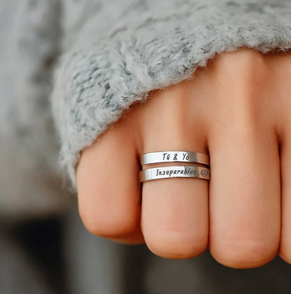 Anillo "Tú & Yo" (2x1) + Tarjetita