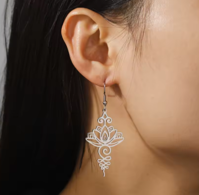 Set Flor de Loto (Collar y pendientes)