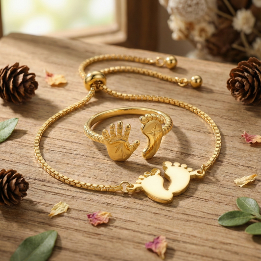 Set Anillo + Pulsera "Mamá Maravillosa"