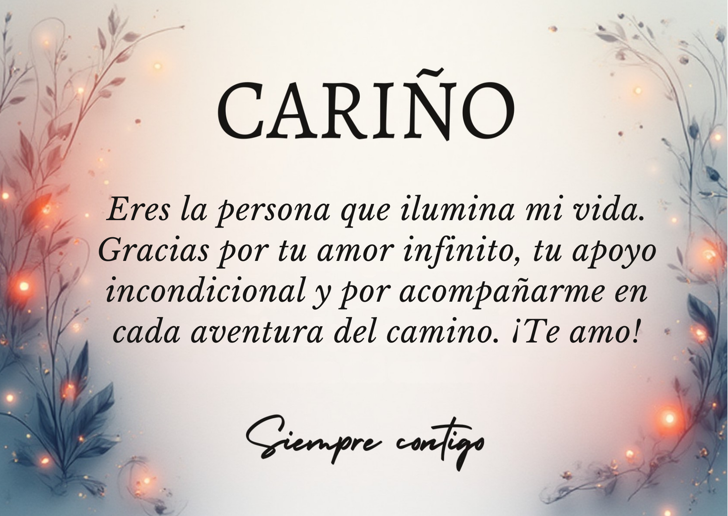 TARJETA PREMIUM 15cm